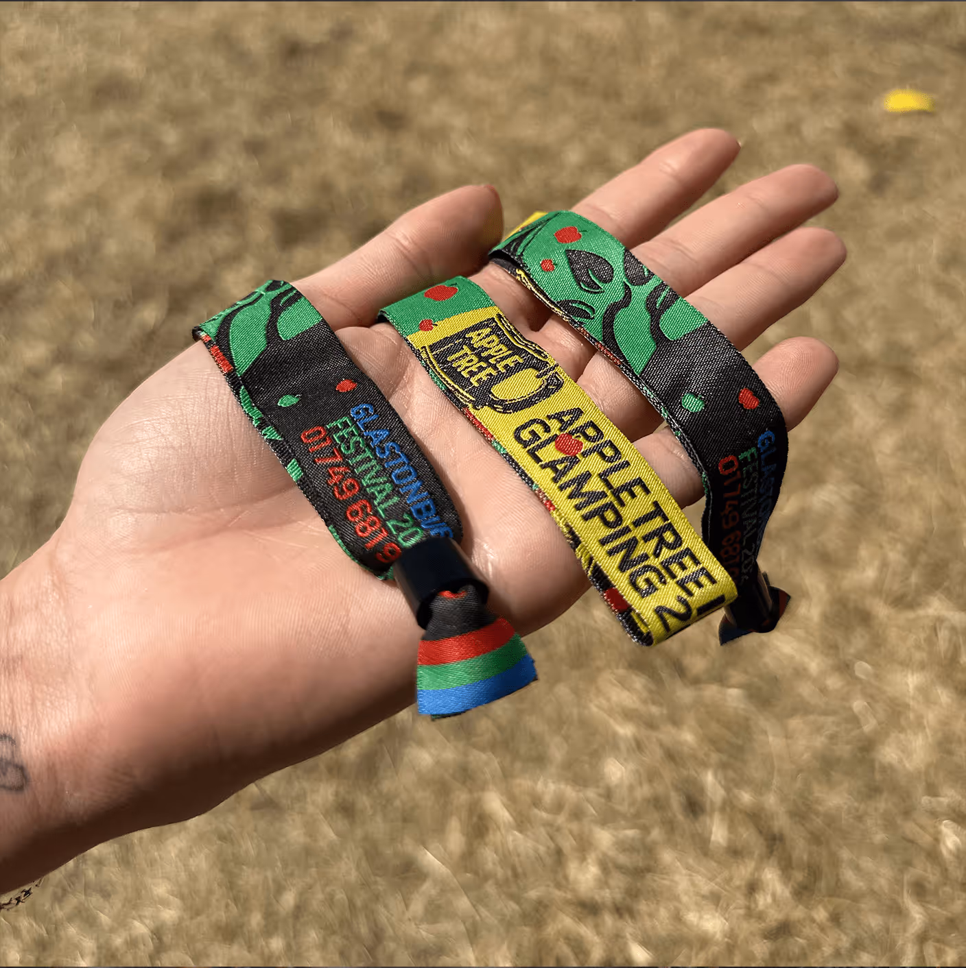 Festival wristband design