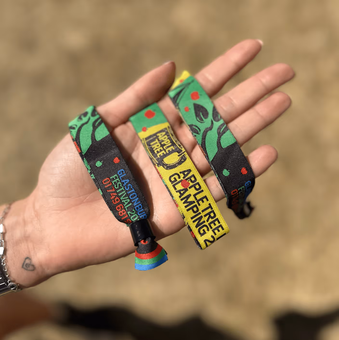 Festival wristband design