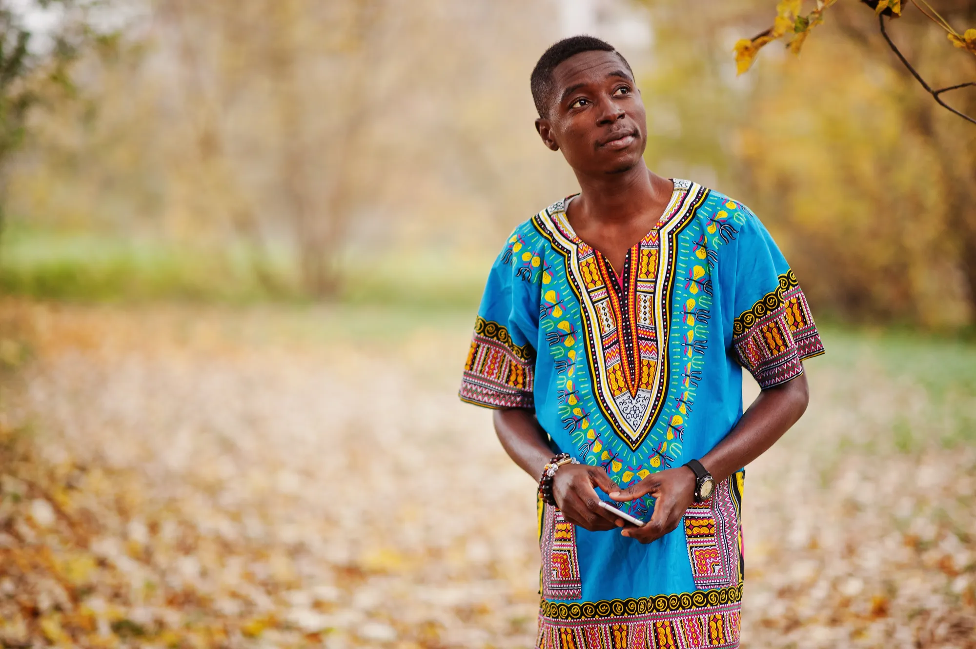A Togolese man in his village