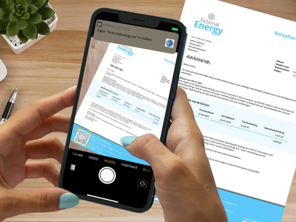 Maak analoge facturen digitaal met POM QR-codes