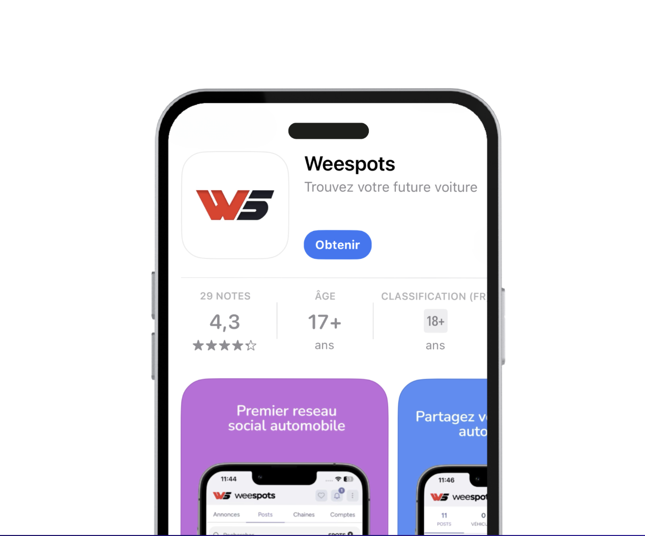 weespots application photo ia automobile