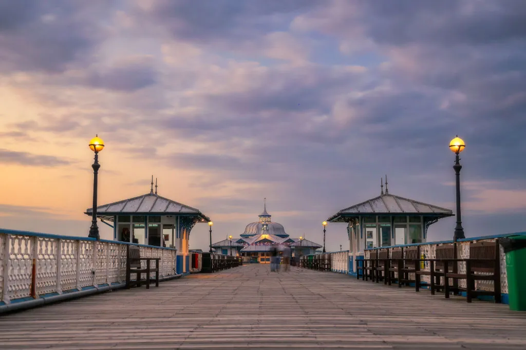 Llandudno Pier on the North Wales coast