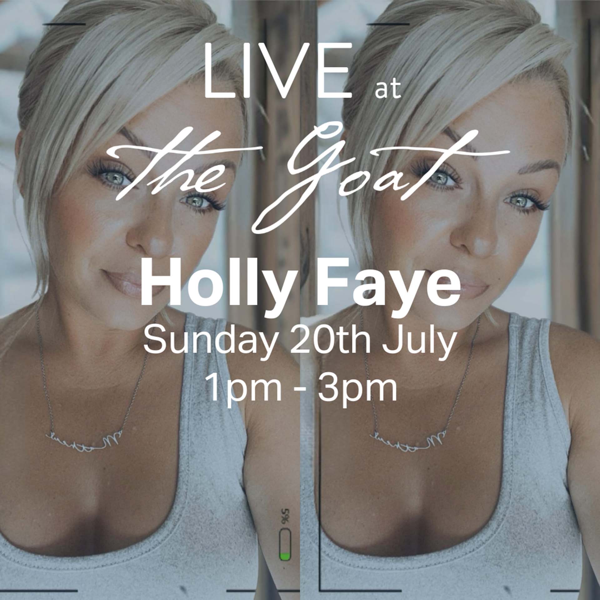 Holly Faye Live at The Goat Graphic Tile