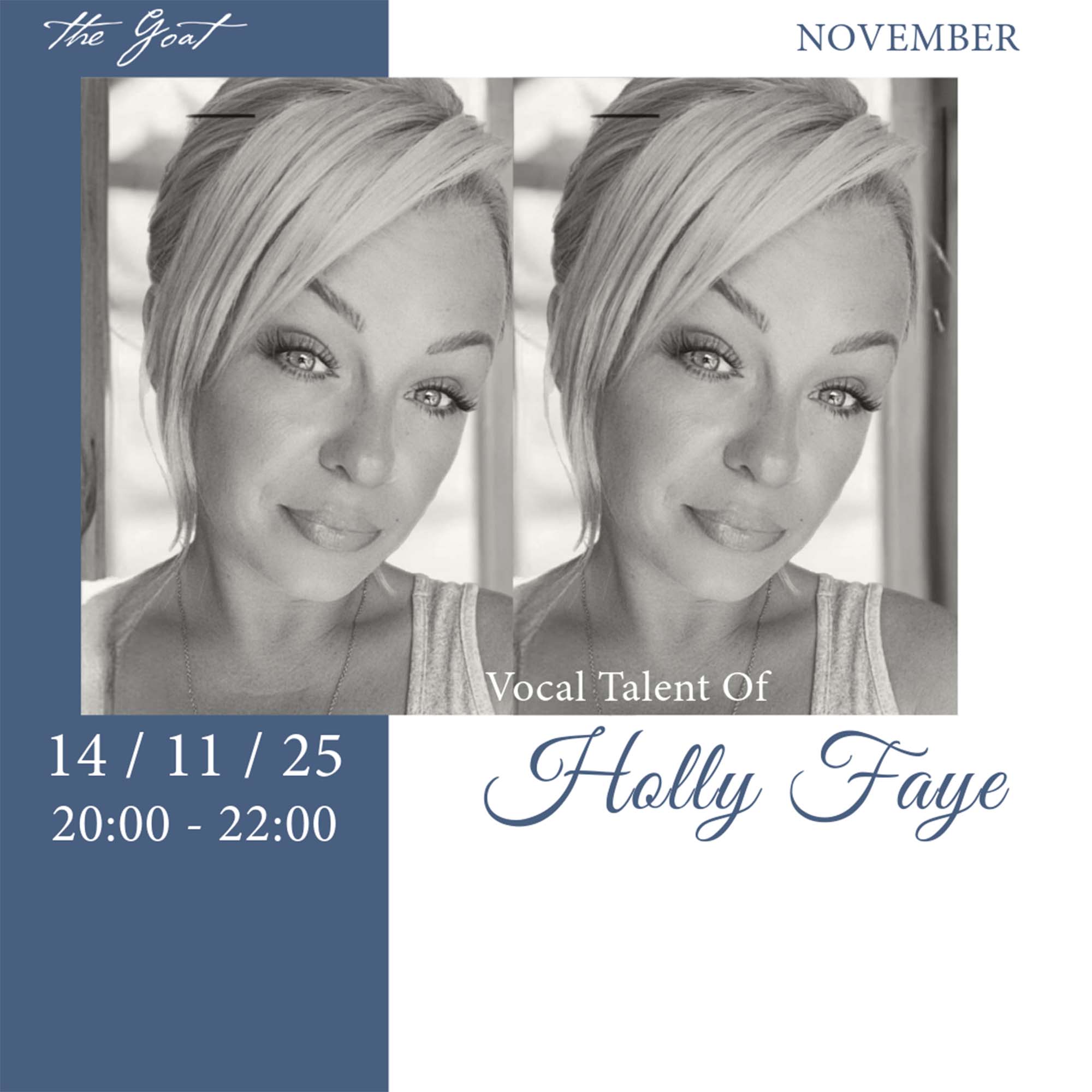 Holly Faye Live at The Goat Graphic Tile