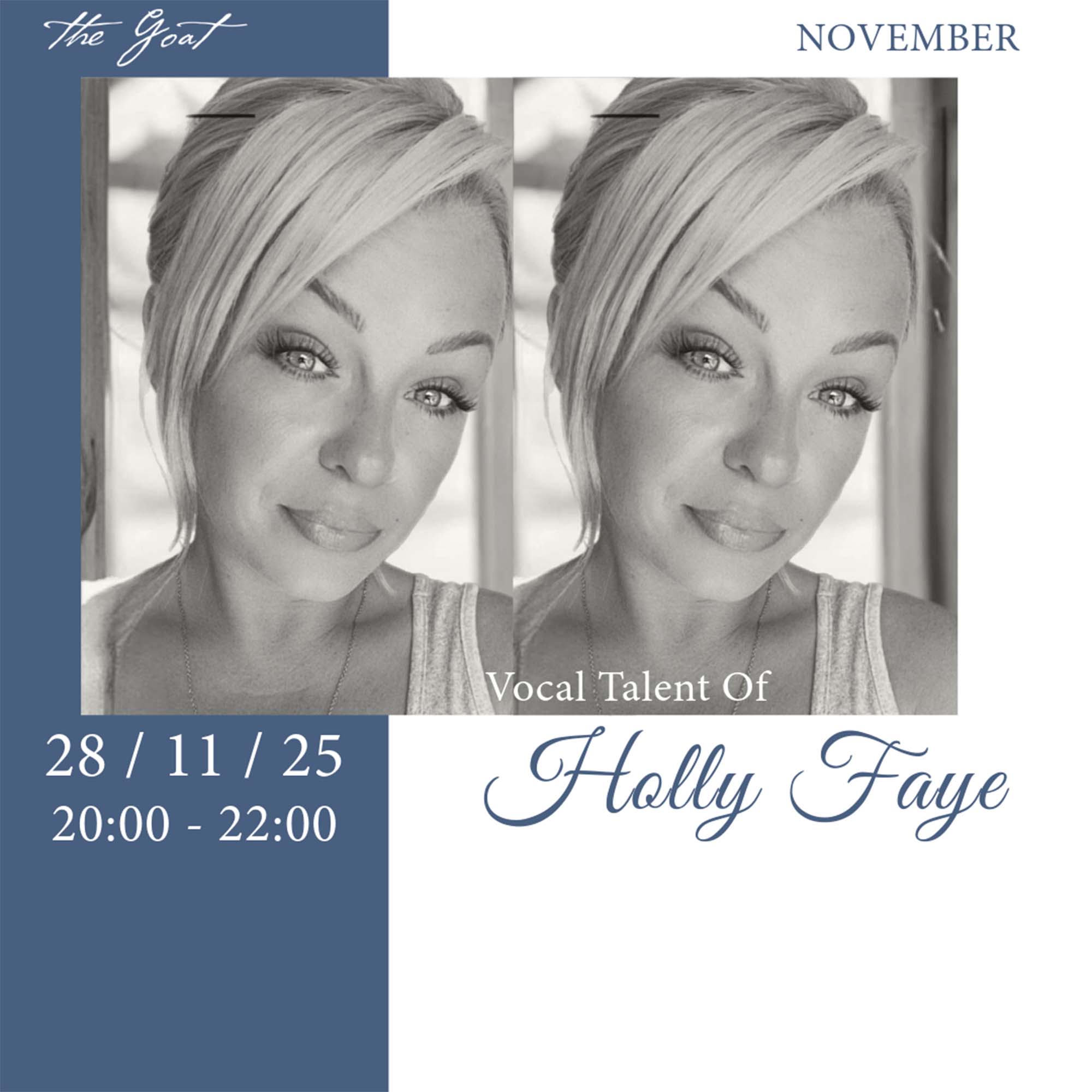 Holly Faye Live at The Goat Graphic Tile