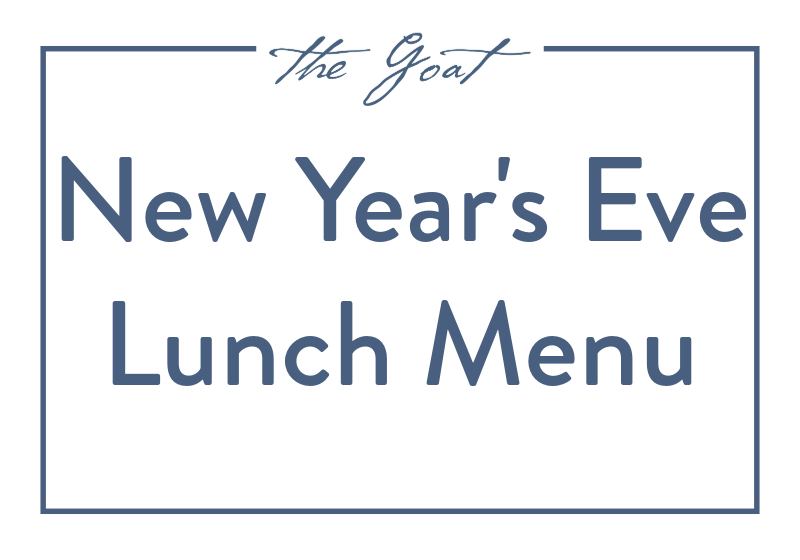 New Year's Eve Lunch Menu Tile