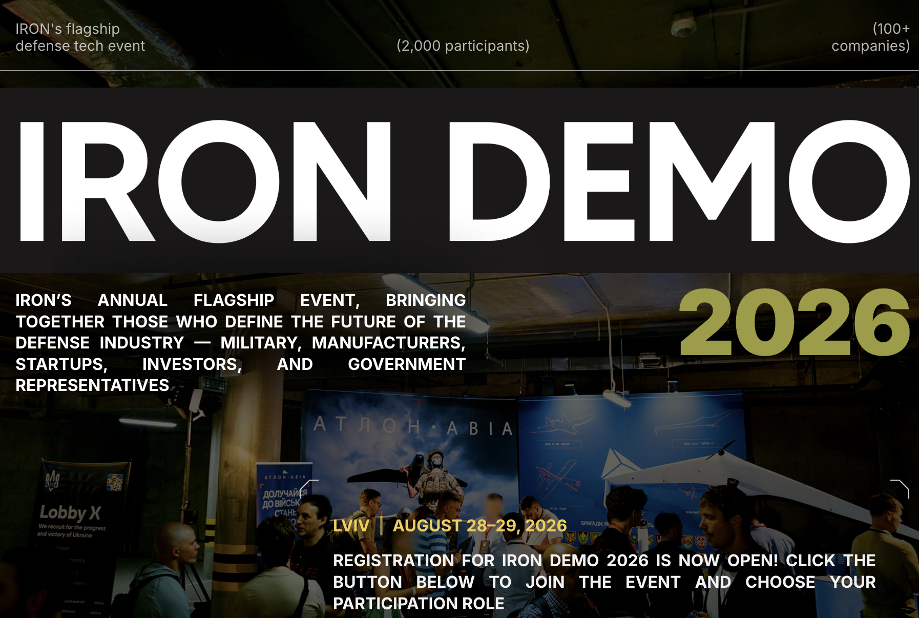 IRON DEMO 2026 – Ukraine's Flagship Defense Tech Event