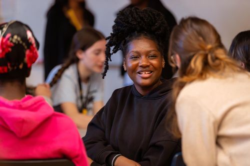 Des jeunes participantes