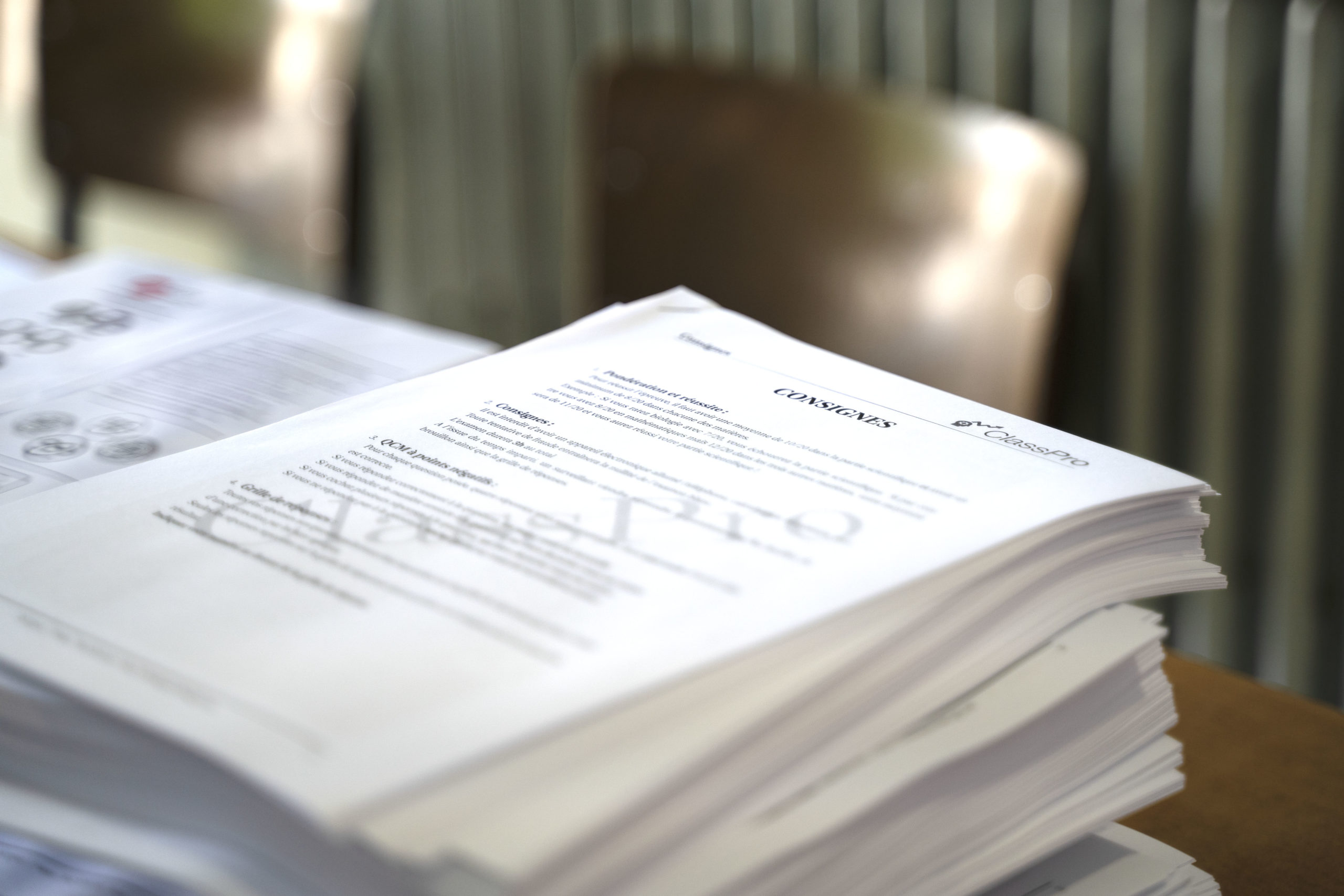 Un examen blanc chez ClassPro