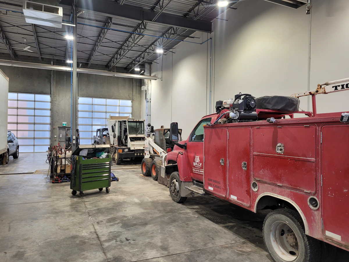 Willy Heavy Equipment & Auto Repair shop interior