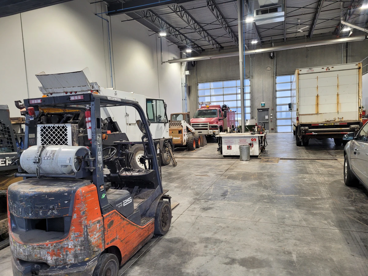 Willy Heavy Equipment & Auto Repair shop interior