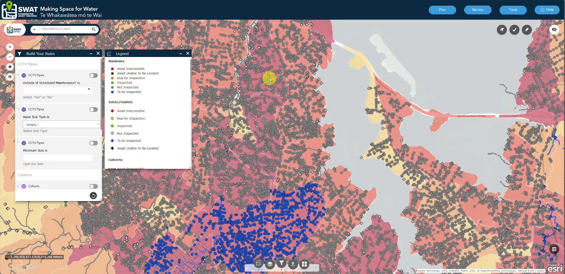 Stormwater asset tracking geospatial system for councils across New Zealand to prioritise the upgrades renewals and maintenance of water networks