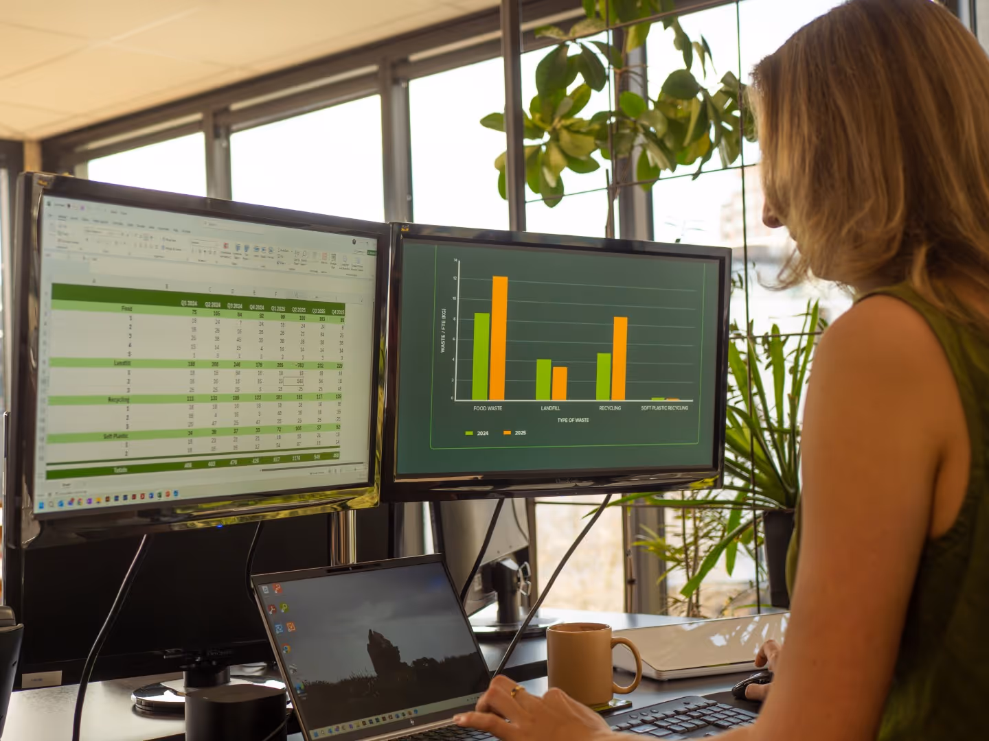 Sustainability material, product and carbon life-cycle assessment being produced by a Morphum Environmental sustainability consultant