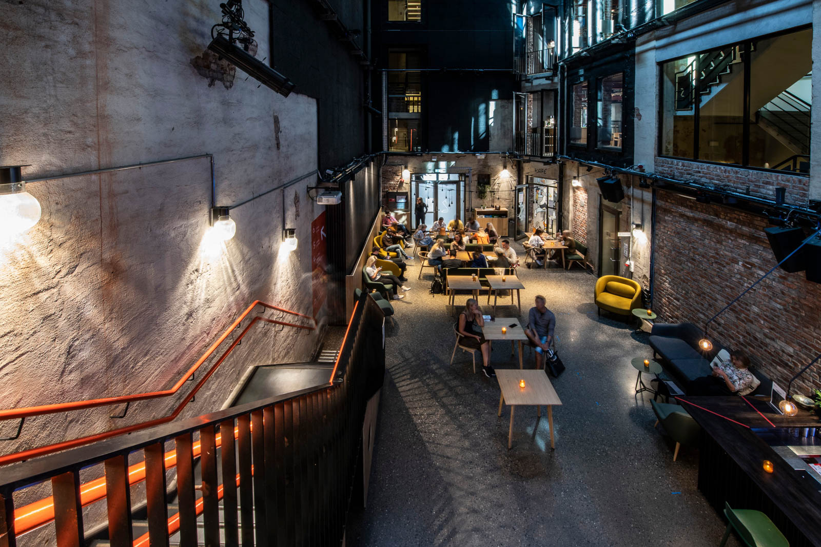 Vinterhagen på Sentralen i Oslo.
