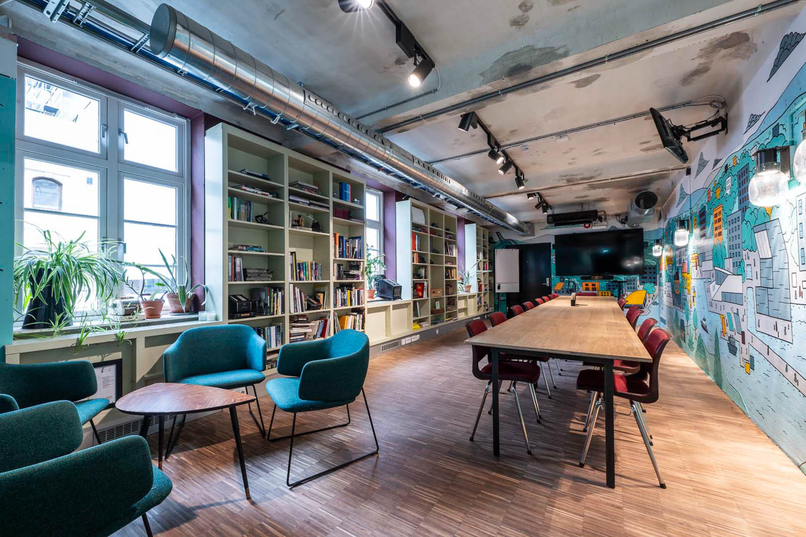 Møterom Biblioteket på Sentralen i Oslo.