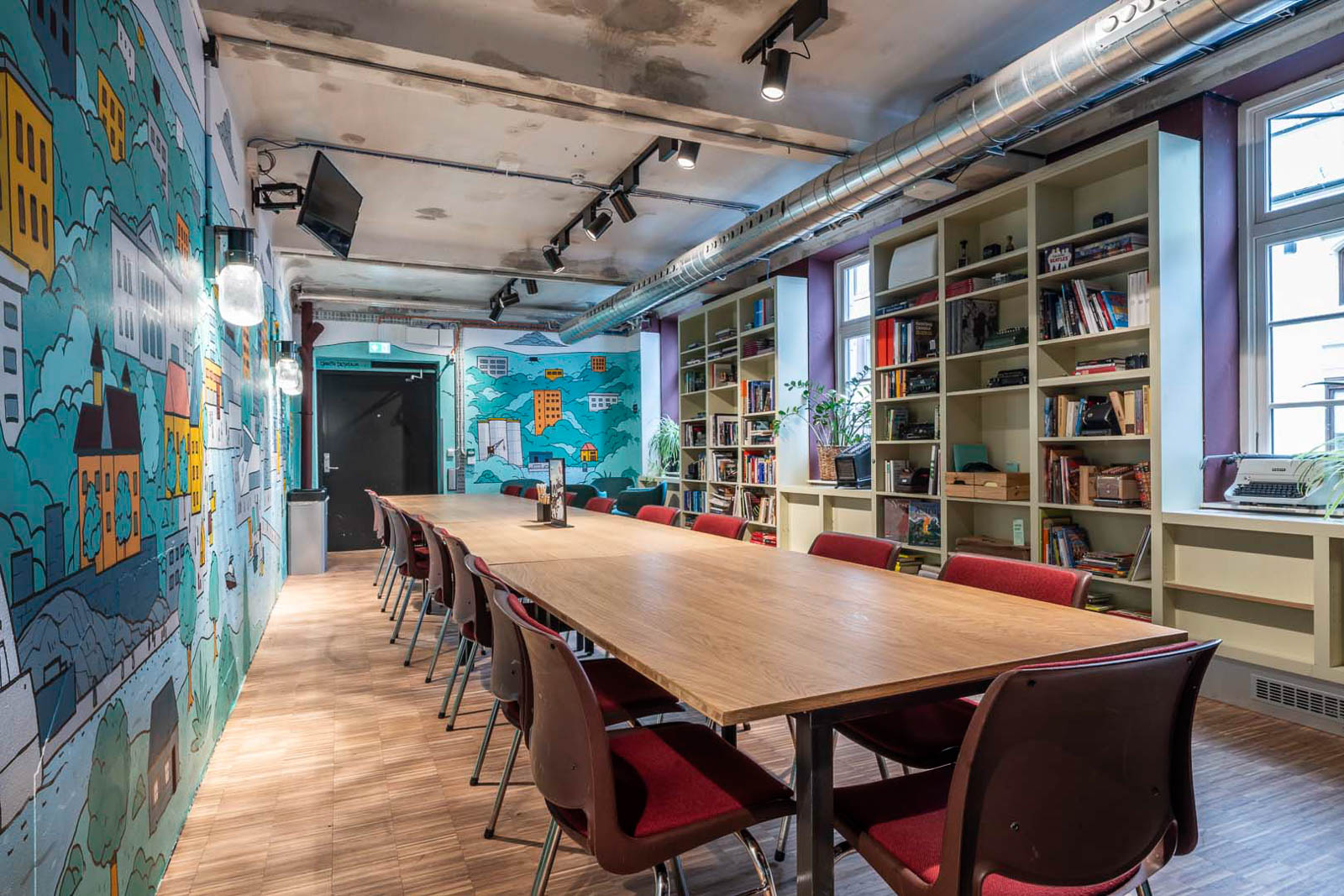 Møterom Biblioteket på Sentralen i Oslo.