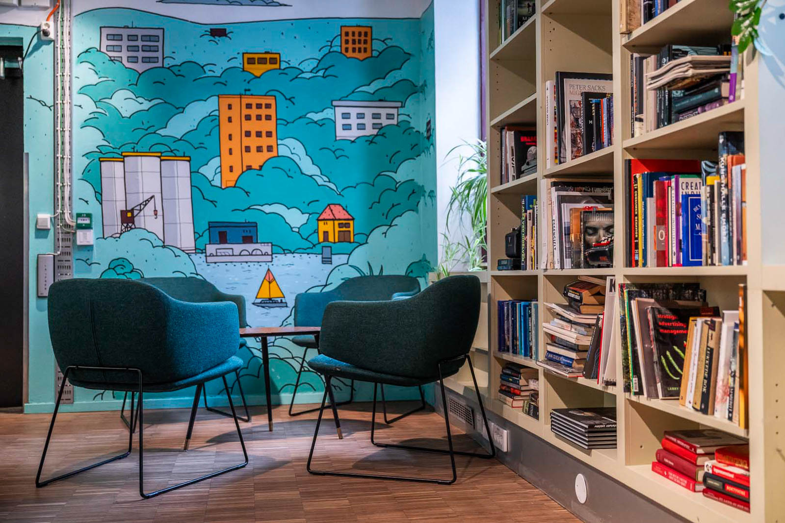 Møterom Biblioteket på Sentralen i Oslo.