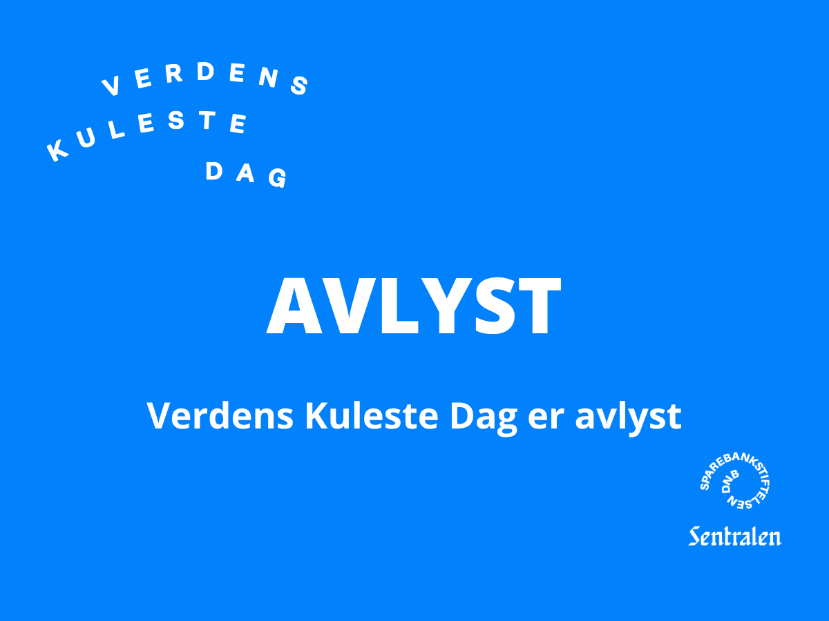 Av respekt for Hans Majestet Kong Haralds bortgang og at Akershus festning skal klargjøres til kongelig gravferd, er Verdens Kuleste Dag avlyst. Våre tanker går til kongefamilien.