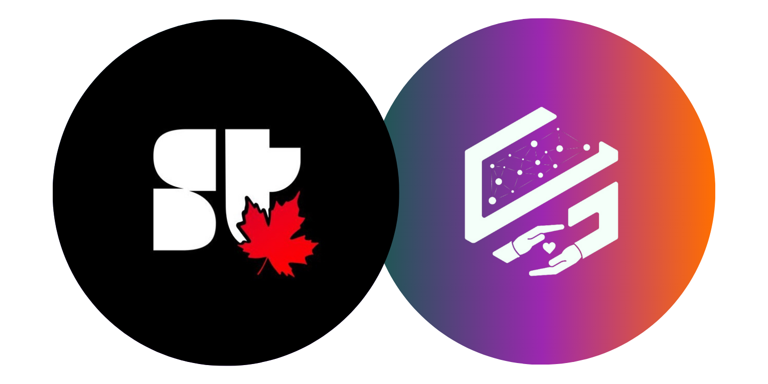 Superteam Canada Logo and Crypto Altruists Logo overlapping
