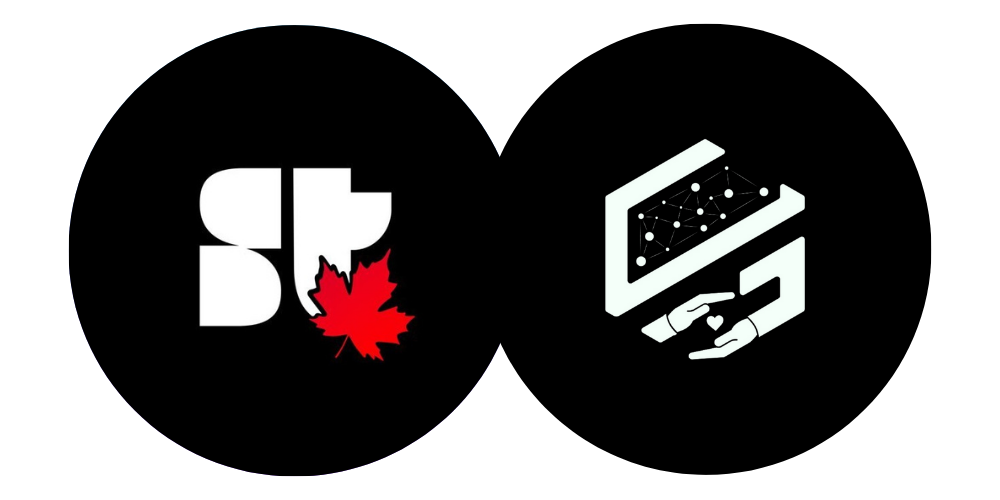 Superteam Canada Logo and Crypto Altruists Logo overlapping