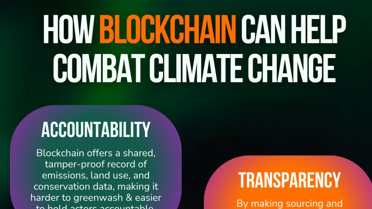 Cover - Infographic - How Bockchain Can Help Combat Climate Change