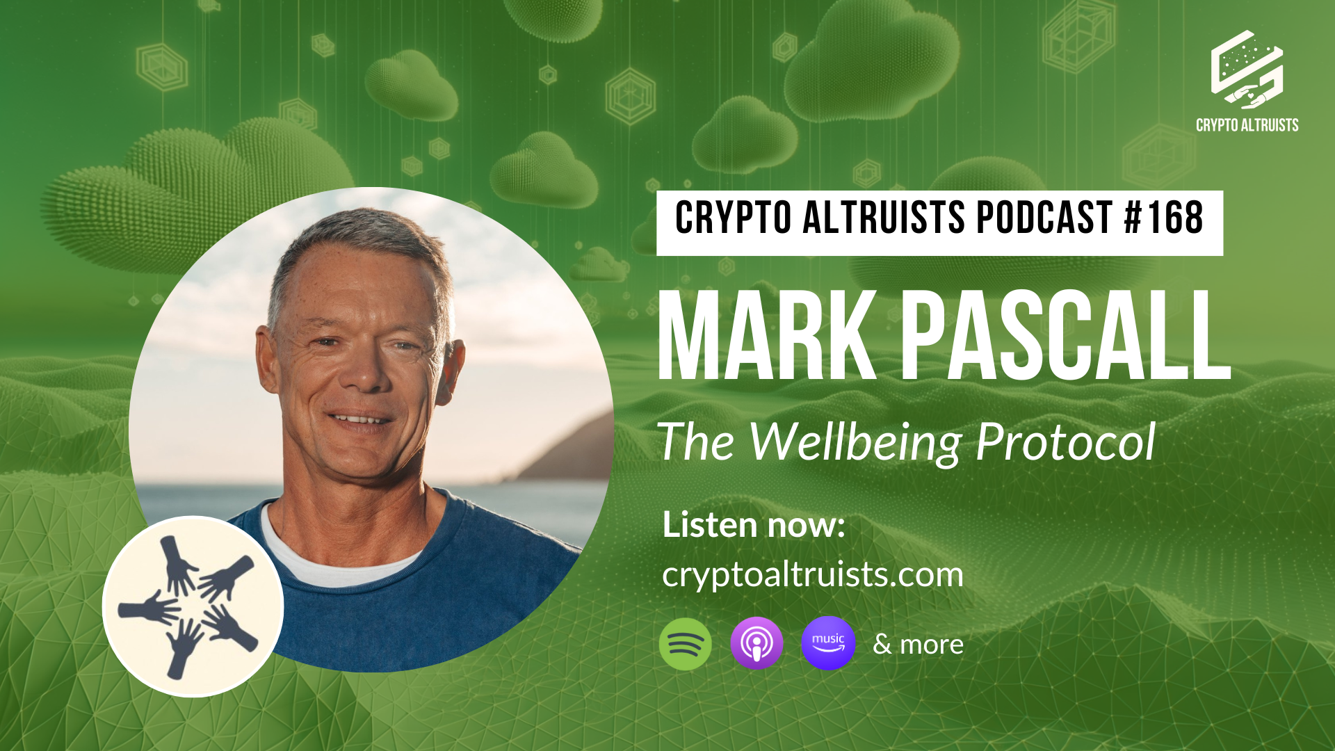 Crypto Altruists Episode 168, ft. Mark Pascall, Founder of Wellbeing Protocol 