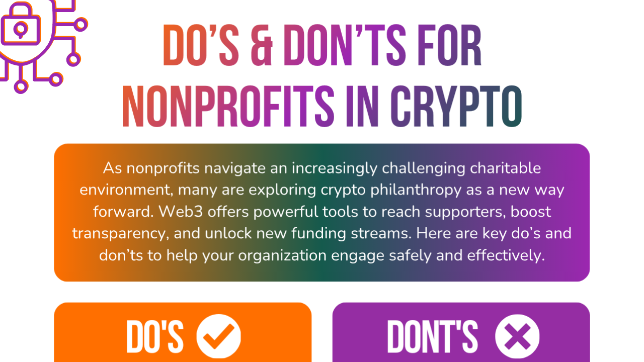 Cover Image - Do's and Don'ts for Nonprofits in Crypto