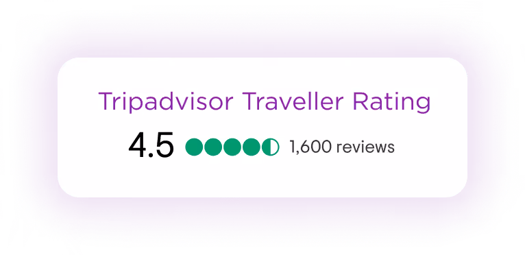 Movable Ink Studio layer, showing Tripadvisor traveller ratings