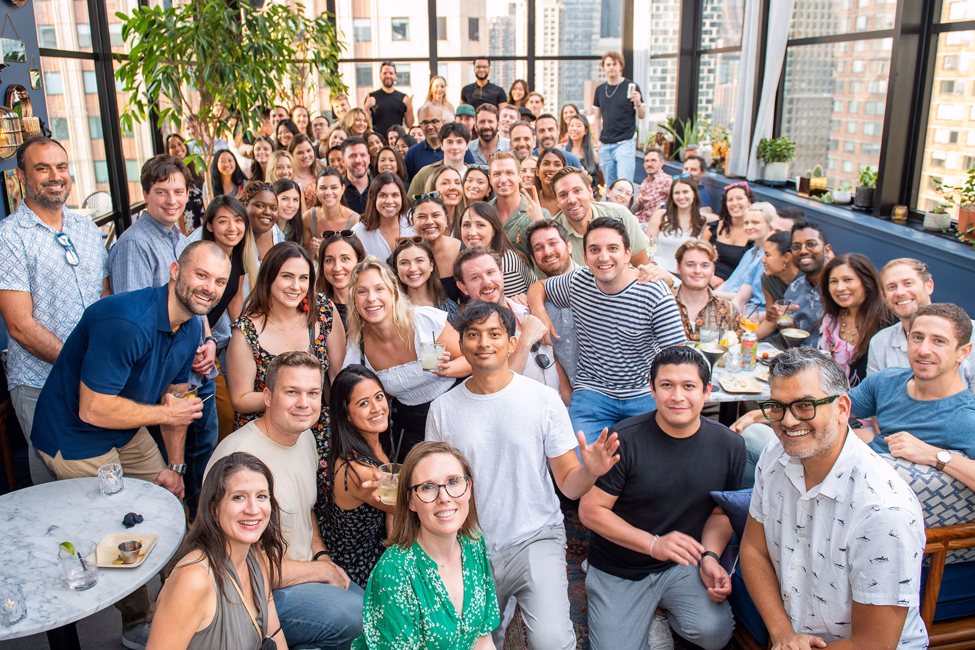 Movable Ink team at NYC summer party