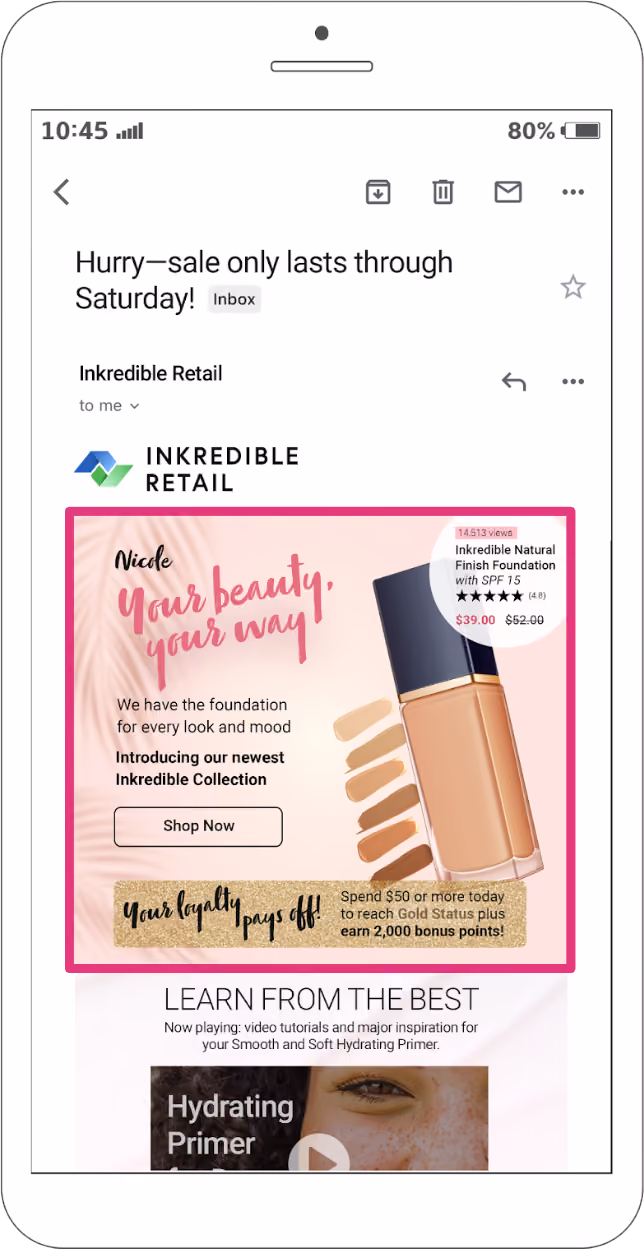 Studio channel 1: Email personalization