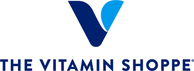 The Vitamin Shoppe logo with a stylized V and blue text.