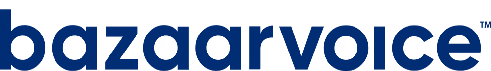 Bazaarvoice logo in dark blue lowercase letters.