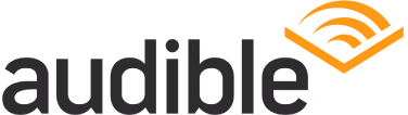 Audible company logo with stylized sound waves above the text.