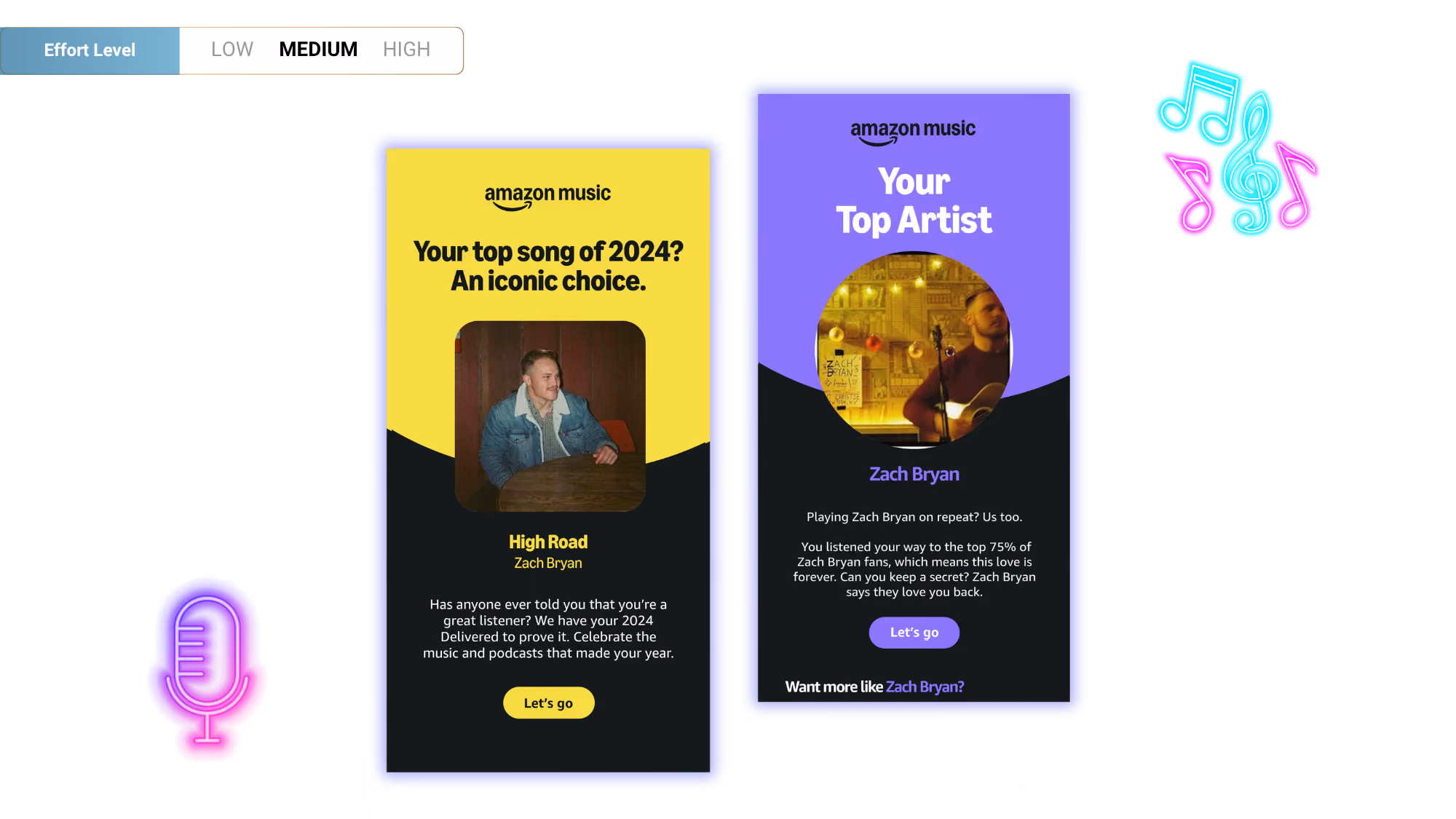two product examples