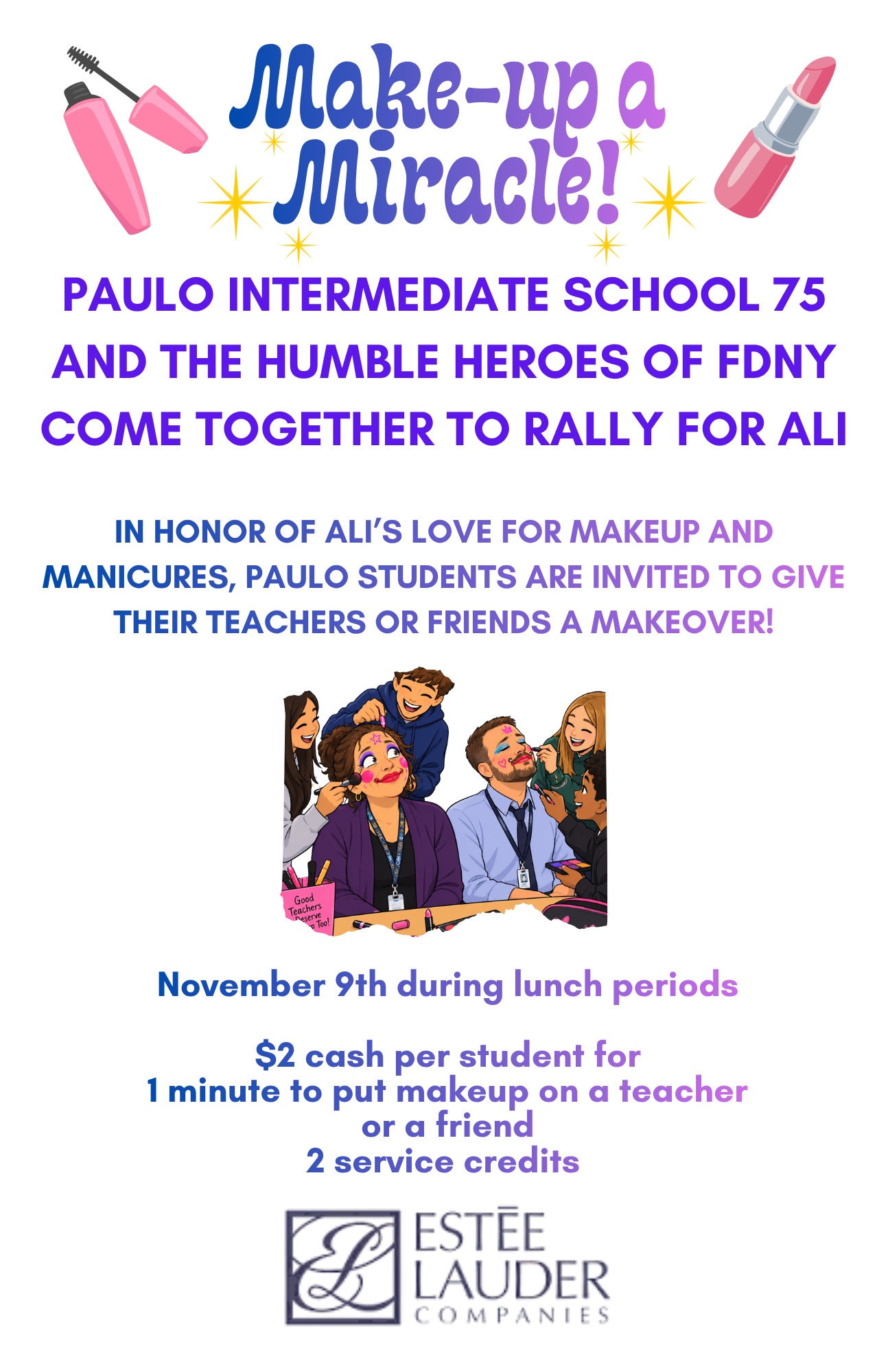 Make-up a Miracle: School Fundraiser