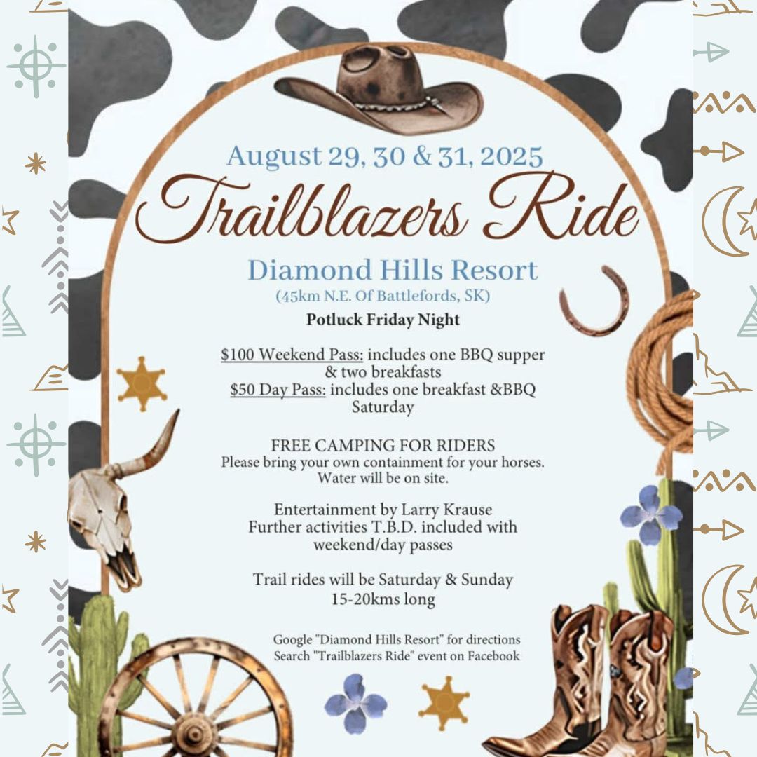 Three Days of trail rides, potluck dinners, music and wide-open skies! 