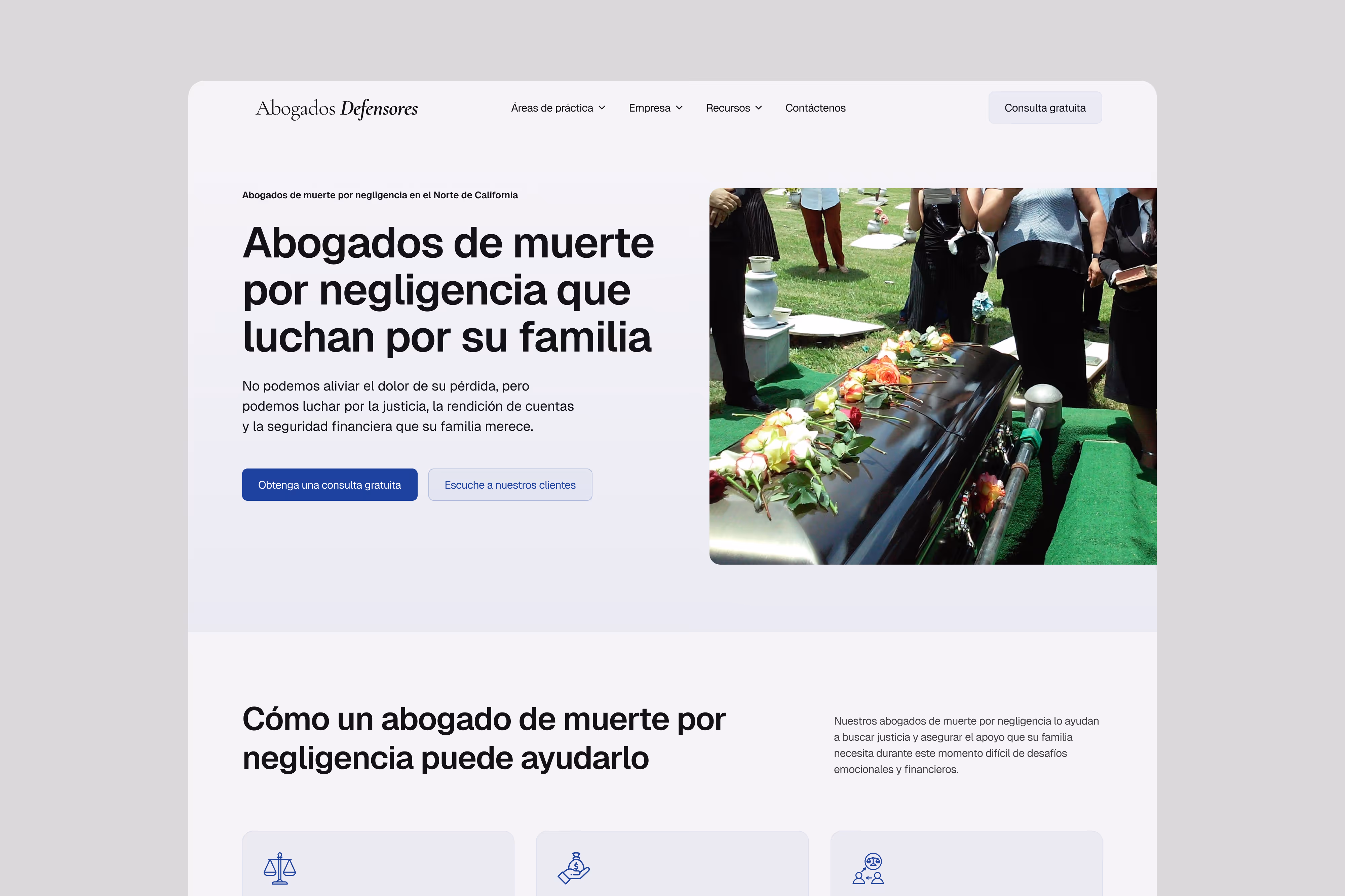 Abogados Defensores Service Page