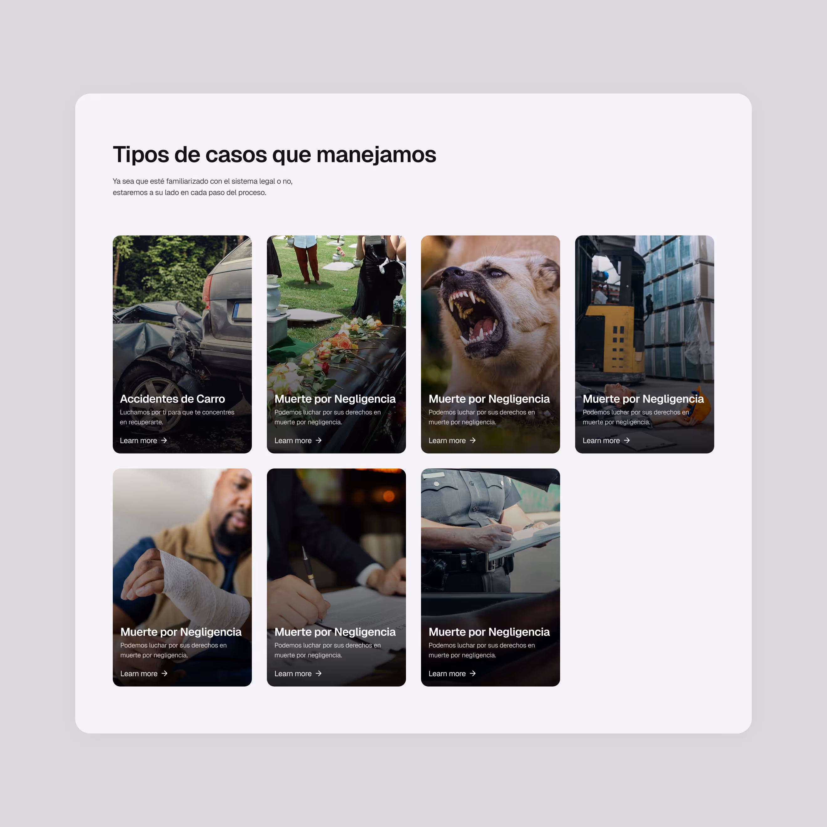 Abogados Defensores Practice Areas