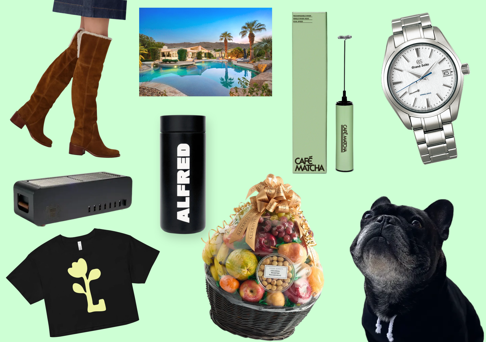 Neon Sign heart on a red background