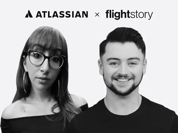Headshot of Emily from Atlassian + Jason from Flight Story
