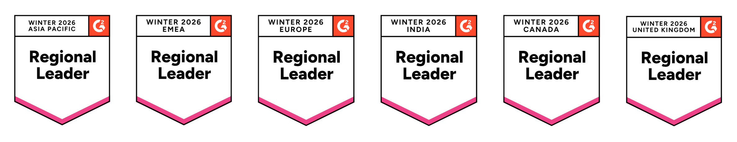 An image showing ����ɫ��Ƭ's winter 2026 badges from G2 including Asia-Pacific Regional Leader, EMEA Regional Leader, Europe Regional Leader, India Regional Leader, Canada Regional Leader, and United Kingdom Regional Leader.
