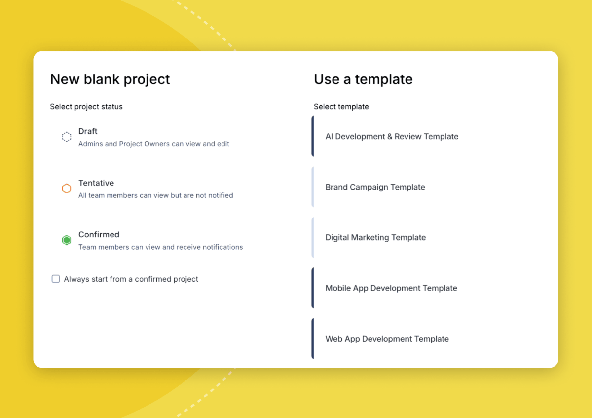 Draft project status