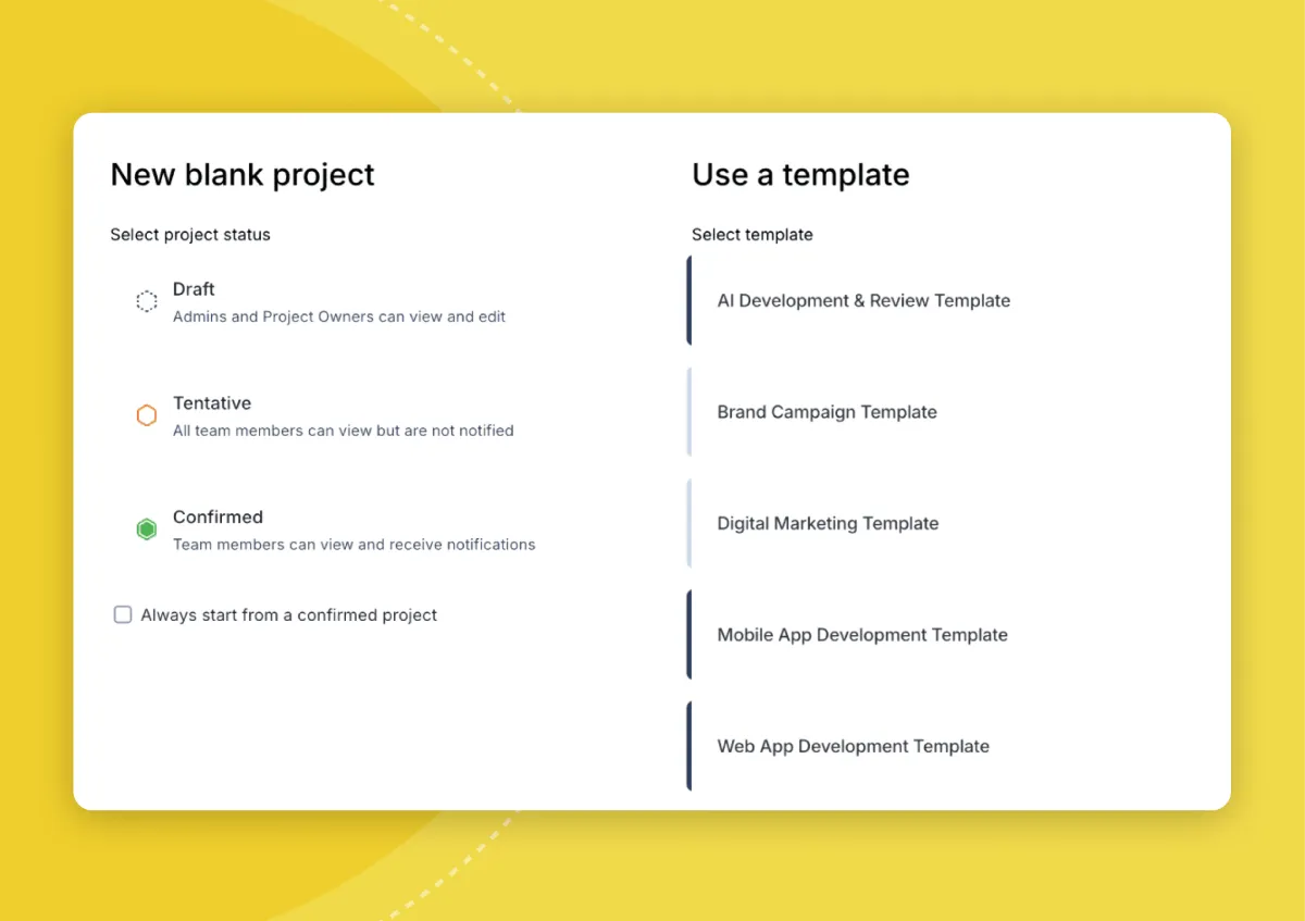 Draft project status