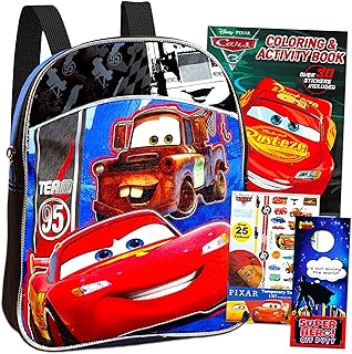 Disney Cars Backpack for Toddlers ~ Deluxe 11\