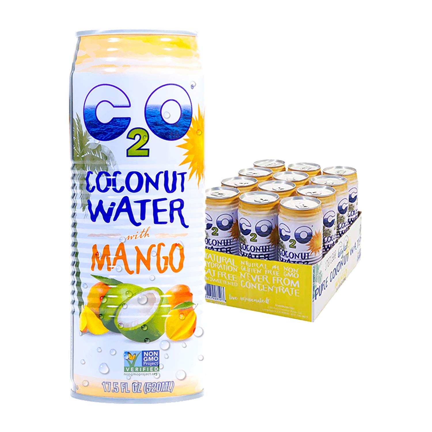 C2O Mango Coconut Water - Plant Based | Non-GMO | Ubuy