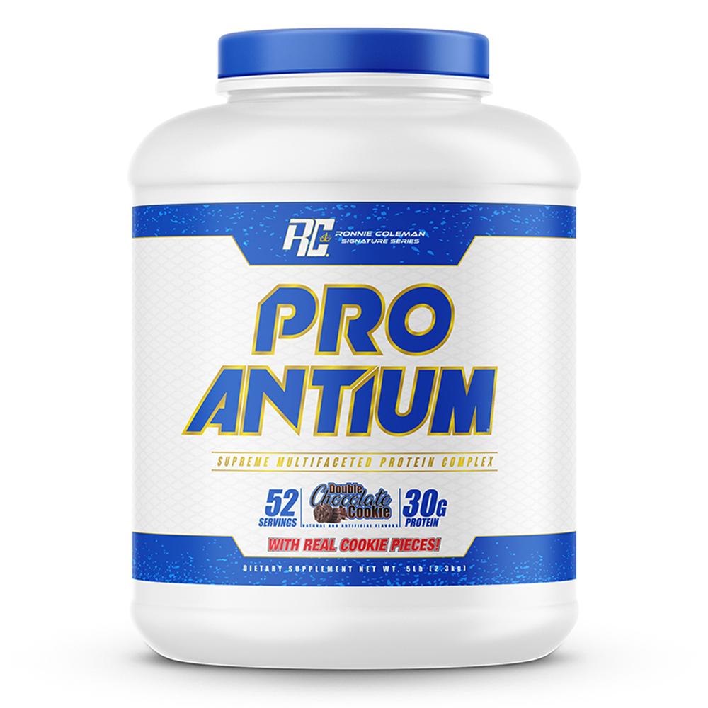Ronnie Coleman Signature Series Whey Protein Powder with Essential Amino Acids, BCAA's & Creatine for Muscle Support, Shake Mix, Supplement for Recovery, Pro Antium, Vanilla Wafer Crisp, 10 lbs