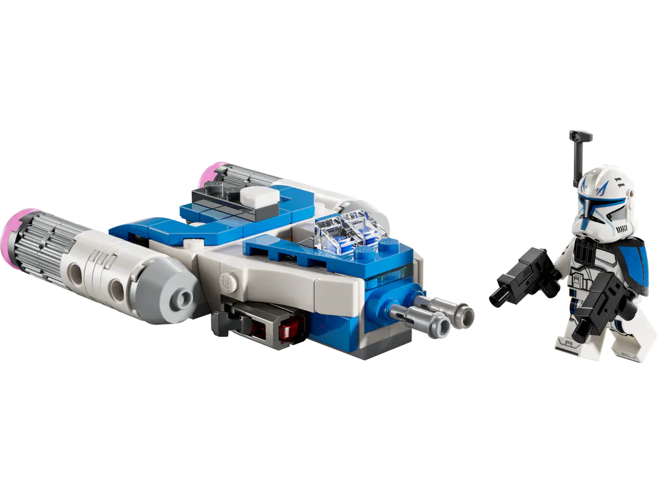 Star Wars: The Clone Wars Captain Rex Y-Wing Microfighter Building Set, Collectible Star Wars Y-Wing Toy for Kids with Captain Rex Minifigure, Star Wars Gift for Boys & Girls Ages 6 and Up, 75391