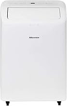Hisense 8,000 BTU Portable Air Conditioner with Dual Hose & Inverter, 350 Sq Ft, Wi-Fi, ConnectLife App Google and Alexa, 3 operating modes, Noise 42 dB(A) - HAP0824TWD (Renewed)