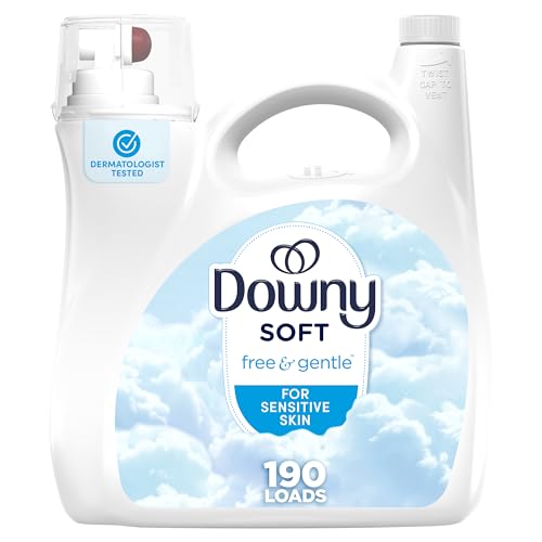 Downy Free & Gentle Fabric Softener, 140 fl oz, 190 Loads ...
