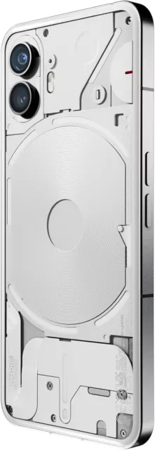 Nothing Phone (2) - 256 GB + 12 GB Ram, Glyph Interface, OS 2.0, 50 MP Dual Camera,OIS, 6.7” LTPO OLED Display, 4700mAh Battery, Water Resistant IP54, LTE, GSM only, Android Phone, White
